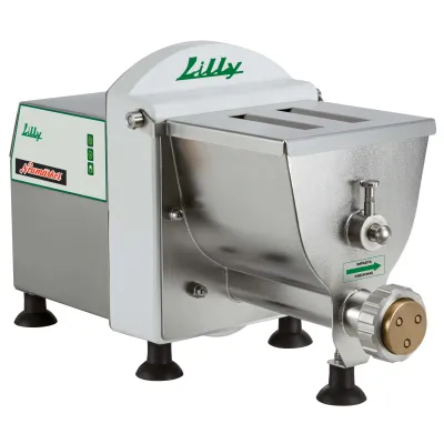 Neumärker Nudelmaschine PF15E 05-50752 | Frisch-Nudelmaschine Edelstahl | 1,5 kg Kapazität | 250W | 230V | Geschirrspülgeeignet