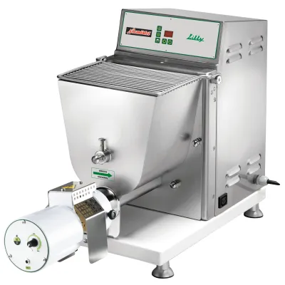 Neumärker Nudelmaschine PF40E 05-50755 | Frisch-Pasta Maschine elektrisch 750W | Edelstahl | 3,5kg | 13kg/h