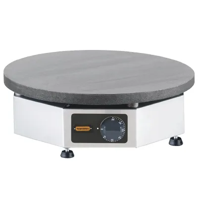 Neumärker Crêpes Maker Okta 12-40904 | Ø 400mm Grauguss | Edelstahl | 3,2 kW | Thermostat | Profi Crêpeseisen