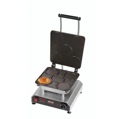 Neumärker Pancakemaker Thermocook® 12-40801-48 | Multifunktionsgerät | 2,8 kW | 4 Pancakes Ø95 mm | Edelstahl | Antihaft | 230V