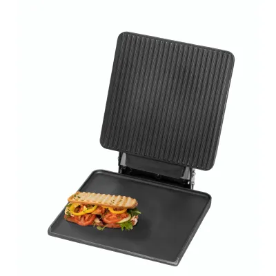 Neumärker Panini-Grill Wechselplatten für Thermocook® 32-40875-01 | 280x280 mm | Gusseisen | höhenverstellbar