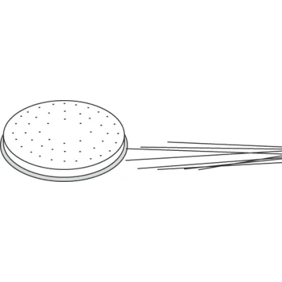 NEUMÄRKER Pasta-Scheibe 06-50754-06 | Ø 57 mm | Capelli d'Angelo | passend für MPF 2,5 & MPF 4 | Nudelmaschine | Ø 1 mm