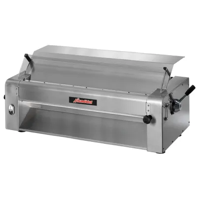 Neumärker Teigausrollmaschine PP520 05-50749 | Profi Ausrollmaschine für Pizza & Pasta | Edelstahl | 520 mm | 0–10 mm Teigdicke