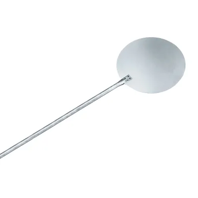 NEUMÄRKER Pizzaschaufel rund 05-90297 | Edelstahl | Ø 310 mm | Stiellänge 1 m | Küchenzubehör