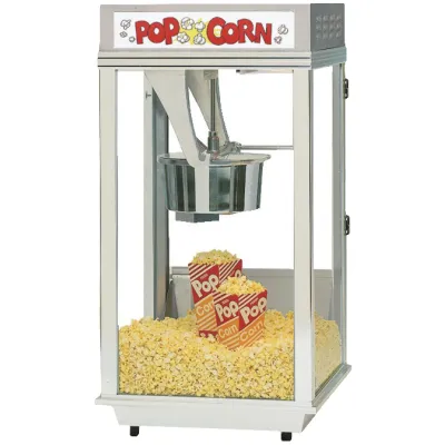 Neumärker Popcornmaschine Pro Pop 14 Oz 00-51572 | Edelstahl | Bodenheizung | Wärmelampe | 1,85kW | 230V