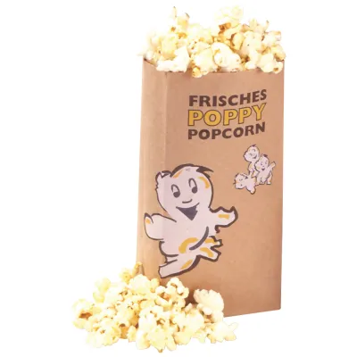 Neumärker Popcorntüten Poppy Eco 1L 00-51510 | 1.000 Stück | nachhaltige Snacktüten | ca. 100x200 mm | für 55g Popcorn