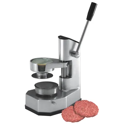 NEUMÄRKER Fleischpresse Presshamburger 05-83000 | Hamburger Patty Ø 100 mm | Aluminium | ca. 80–100 g | 7 kg | robust