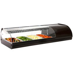 Neumärker Royal Cooling Sushi 4 4x GN 1/3 x 40 mm, Kompressor rechts 05-70504BK