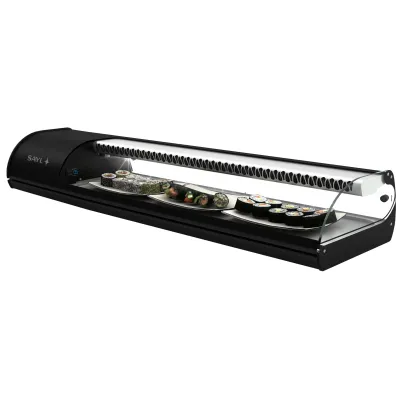 Neumärker Kühlvitrine Royal Cooling Sushi 8 | 8x GN 1/3 | Kompressor links | LED | 1788x395x245 mm