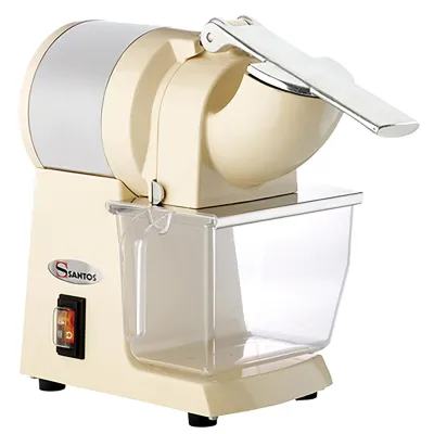 Santos Käse-Reibe #02 | automatische Käsereibe Gastronomie | 600 W | Edelstahl-Aluminium | 3 mm Reibscheibe