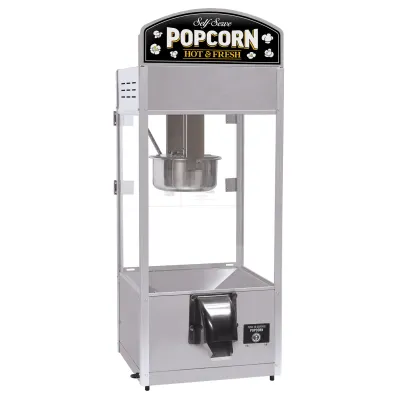 Neumärker Popcornmaschine SB-Pop Junior 8 Oz 00-51554 | Selbstbedienung | Edelstahlkessel | Bodenheizung | 1,2 kW | 230V