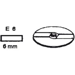 Neumärker Schneidscheibe E 6 für Multi-Gemüse-Schneider 06-50756-05