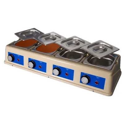 Neumärker Schokoladenschmelzer II 05-40814 | 4x1,5L | Edelstahl | Temperatur einstellbar | herausnehmbare Behälter