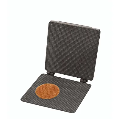 Neumärker Stroopwaffel Wechselplatten für Thermocook® 32-40711-01 | holländische Waffelplatten | 250x250 mm | Gusseisen