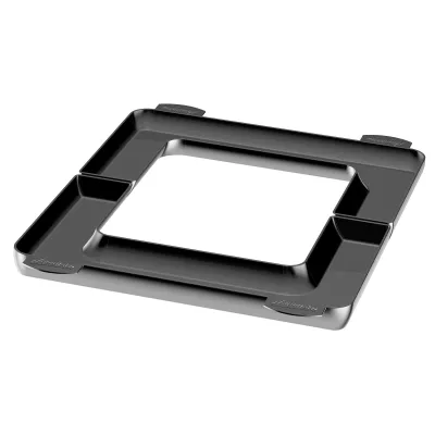 Neumärker Thermocook® Fettwanne 12-40801DT | Tropfschale für Waffeleisen | spülmaschinengeeignet | 2x 305x203x24mm