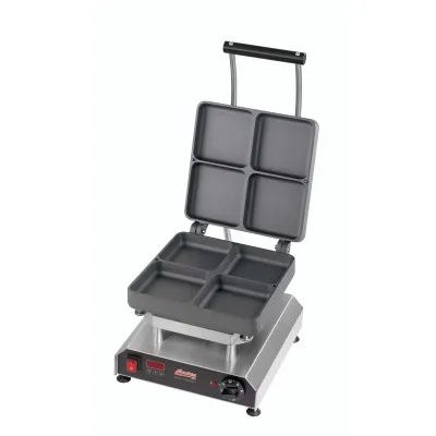 Neumärker Thermocook® 12-40801-57 Multifunktionsgerät inkl. Rührei-Wechselplatten | 4 Garräume | 2,8 kW | Edelstahl | 230V