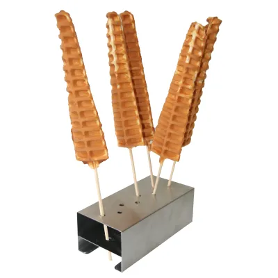 Neumärker Tischständer mit Löchern 10-40003 | Edelstahl | Für Lolly-Waffeln & Zuckerwatte | 8 Einsteckmöglichkeiten