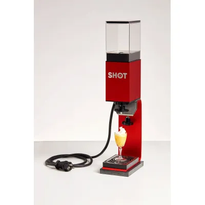 Neumärker Heißgetränke Erhitzer & Portionierer TopShot 05-70338 | 2cl Dosierung | 1,5L Behälter | Edelstahl | 230V 1,65kW | rot