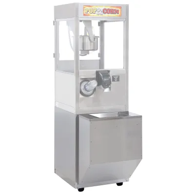 Unterschrank für Popcornmaschine Self-Service Pop XL 00-51553 | Edelstahl | 25L Abfallkorb | Steckdose | Rollen | 660x785x940mm