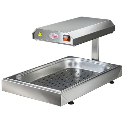 Neumärker Wärmebrücke Pommeswärmer 2.0 15-50220N | Profi Edelstahl | 1/1 GN-Behälter | 500 W 230V | Warmhaltefunktion