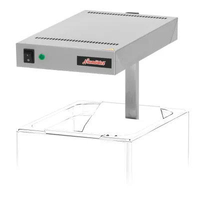 Snack Buddy Wärmestrahler für Pommeswärmer 05-50506 | 500 W | 230V | Oberhitze | 270x329x527 mm | optimal für frittierte Speisen