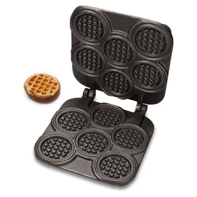 Neumärker Waffel-Taler Wechselplatten für Thermocook® | Waffelplatten | 6 Stück | 80x80x16 mm | Gusseisen | 12,5 kg
