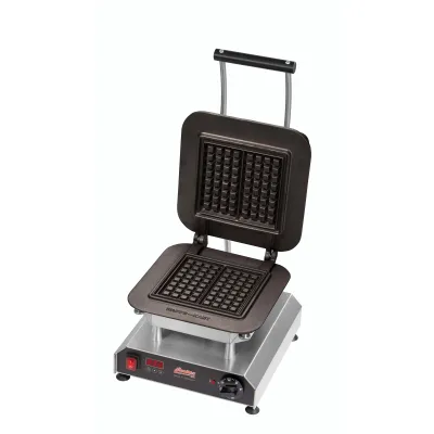 Neumärker Waffeleisen Thermocook® 12-40801-25 | Kant-Waffel 2 Platten | Gusseisen | Digitaltimer | 153x80x19 mm | 2,8 kW | 230V