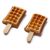 Bild: Neumärker Waffeleisen Thermocook®inkl. Rahmwaffel am Stiel Wechselpl.12-40801-43