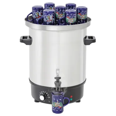 Neumärker Warmhaltedeckel für Tassen 01-70447-00 | für 30L Glühwein- & Heißwasserkessel | Edelstahl | 10-15 Tassen