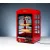 Bild: Neumärker Warmhaltevitrine Phone Box 05-51245 | 800 W | 430x430x700 mm | britisches Design | 3 Roste | 30–80°C | Rot