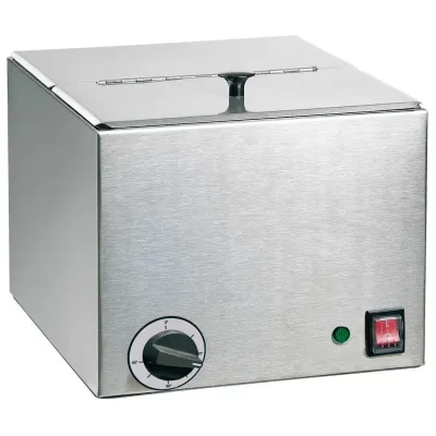 Neumärker Würstchenwärmer 00-00327N | Edelstahl | 1 kW | 230V | Becken 240x300x150 mm | 30-90°C