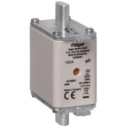 NH-Sicherungseinsatz 160A NH00 500V gL/gG Mittenk