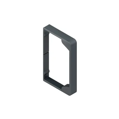 Niedax Endschutzring LER 60.100 | Endstück Leitungsschutzkanal 60x100 mm | Polypropylen | halogenfrei | RAL 7021