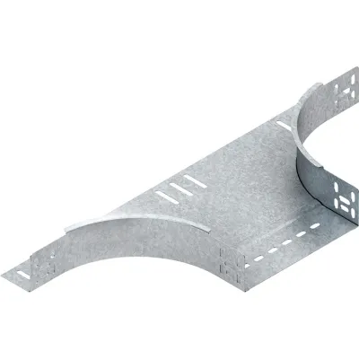 Niedax Anbau-Abzweigstück RTA 60.300 F | T-Stück für Kabelrinne 60x300 mm | Stahl feuerverzinkt | integrierter Verbinder