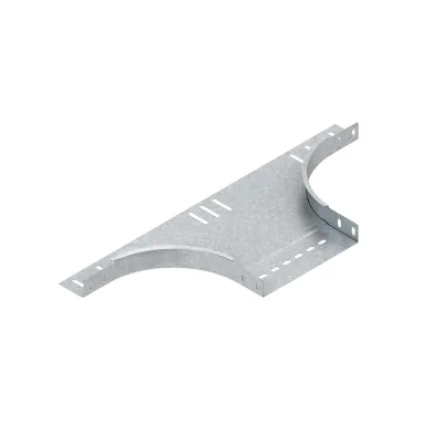 Niedax Anbau-T-Stück RTA 35.150 | Abzweigstuck Kabelrinne 35x150 mm | Stahl bandverzinkt | Innenradius 138 mm