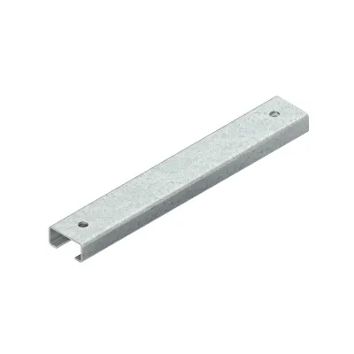 NIEDAX Ankerschiene 2970/400-2 SL | C-Profil | 400x30x15 mm | Schlitzweite 16 mm | Rücken gelocht | Stahl bandverzinkt