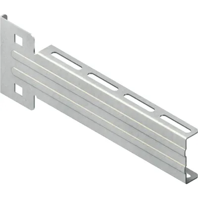 Niedax Stielausleger KTUM 200 | Ausleger für Hängestielmontage | 73x205 mm | 1,2 kN Traglast | Stahl bandverzinkt | 90°