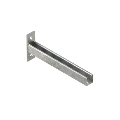 Niedax Ausleger STRUT HKC 96Z/350 FL | Wandausleger C-Profil 41x41 mm | 344x45x88 mm | Stahl feuerverzinkt | Zink