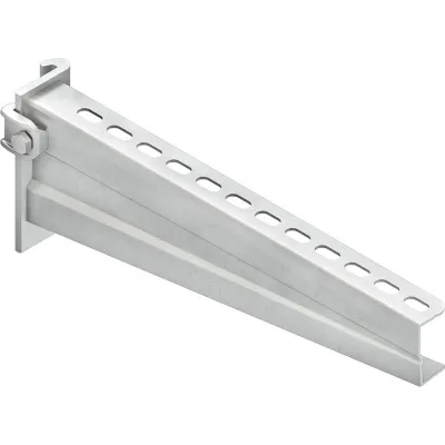 NIEDAX Klemmausleger KTTS 300 | Ausleger für Kabelrinnensystem | 330 mm | 5 kN | Stahl feuerverzinkt | 90° Montage