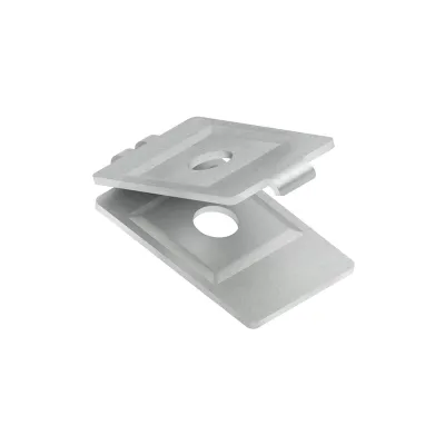 NIEDAX Befestigungsklammer GRWGK 10 S | für Gitterrinnen 100 mm | Stahl bandverzinkt | variabel montierbar | 54,5x35 mm