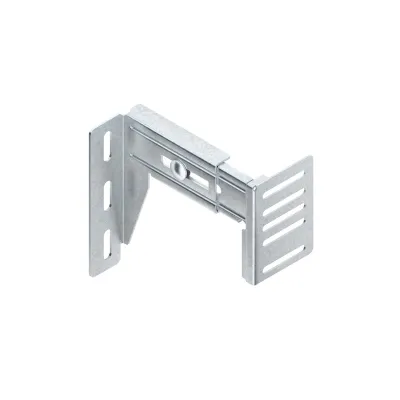 NIEDAX Befestigungskonsole GBKV 120-180/50 | Wandkonsole für Gerätekanal | verstellbar 121-183mm | Stahl verzinkt