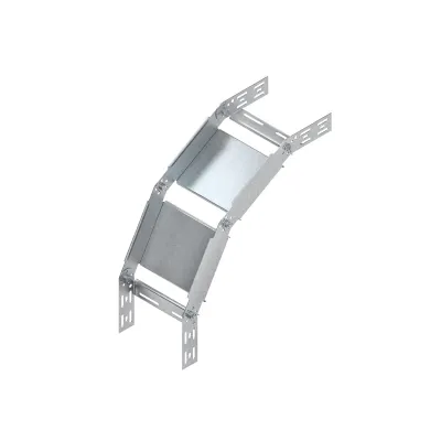 Niedax Bogen für Kabelrinne RGS 60.600 | verstellbar vertikal | 60x600 mm | Stahl bandverzinkt | VDE-zertifiziert