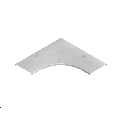 NIEDAX Deckel Bogen RESDV 400 F | Kabelrinne 90° | Drehriegelverschluss | feuerverzinkt | Stahl | B404mm