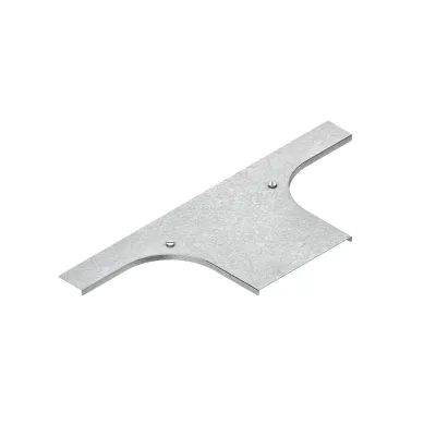 Niedax Deckel Anbau-T-Stück RTACDV 200 S | Kabelrinnen-Abdeckung | 205,5 mm | Stahl bandverzinkt | Drehriegelverschluss