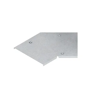NIEDAX Deckel RBADV 100 | Kabelrinne Bogen 45° | Drehriegelverschluss | Stahl bandverzinkt | Breite 104 mm | Zink