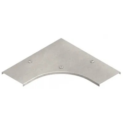 Niedax Deckel Bogen RESDV100F | Kabelrinne 90° | Drehriegelverschluss | Stahl feuerverzinkt | B104mm | VDE