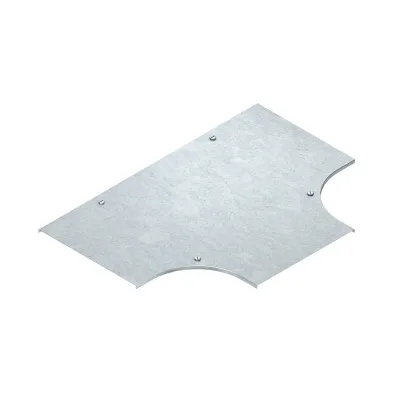 NIEDAX Deckel T-Stück RTSDV 200 | für Kabelrinne | Drehriegelverschluss | Breite 204 mm | Stahl bandverzinkt