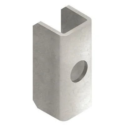 Niedax Distanzstück TKSD 20 | Montagematerial für TKS-System | Stahl bandverzinkt | 19,5x20x47mm | DIN EN 10346