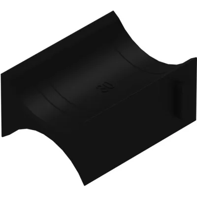 NIEDAX Doppelwanne DW 18 | Kabeldurchmesser 16-18 mm | Kunststoff | halogenfrei | schlagfest | lichtgrau