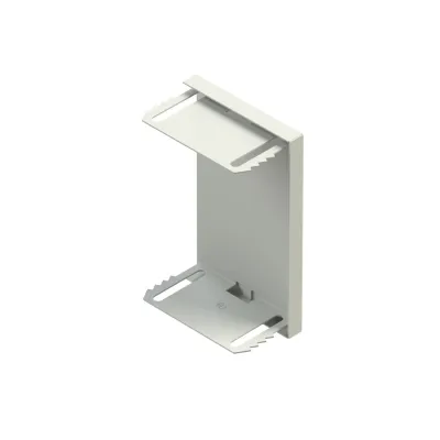 Niedax Endabschlussdeckel GADU 110T70 VW | Endstück Gerätekanal | Stahl bandverzinkt | 112x70 mm | IP20 | RAL 9016 weiß